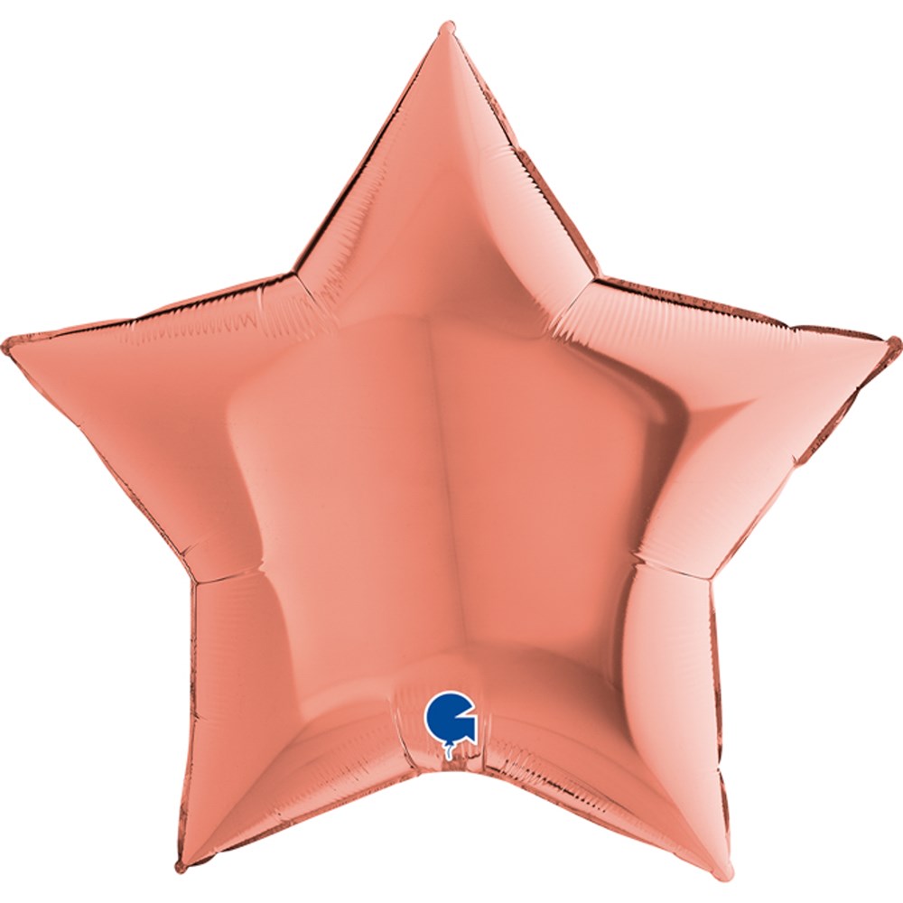 Grabo Rose Gold Star 36in Foil Balloon