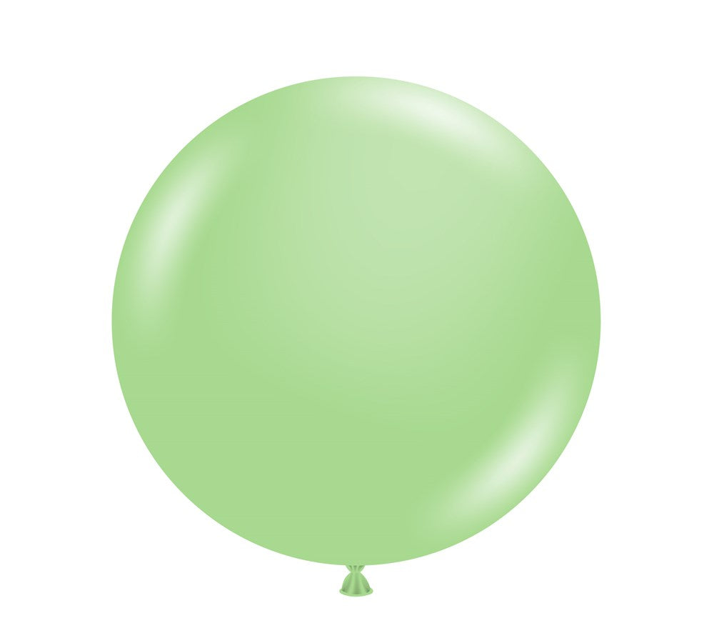 Globos de látex verde menta Tuftex de 36 pulgadas, 1 unidad