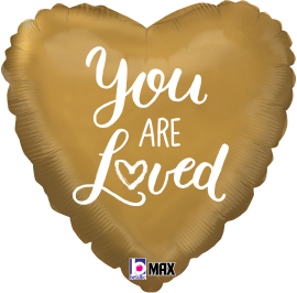 Betallic You are Loved 18 inch MAX Float Balloon Packaged 1ct