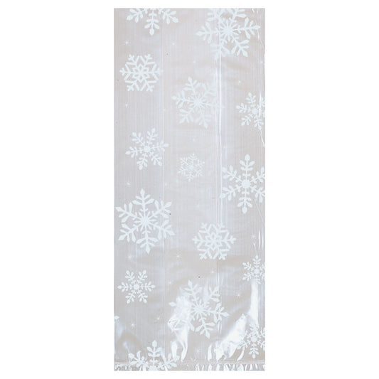 Christmas White Snowflake Small Cello Bag