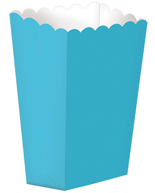 Small Popcorn Box Caribbean Blue