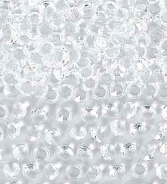 Silver Clear Confetti Gems 1ct