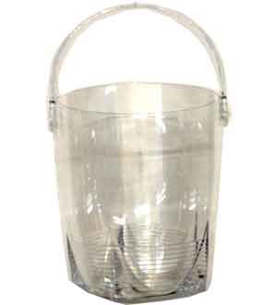 Clear Ice Bucket 5.5 x 6.25