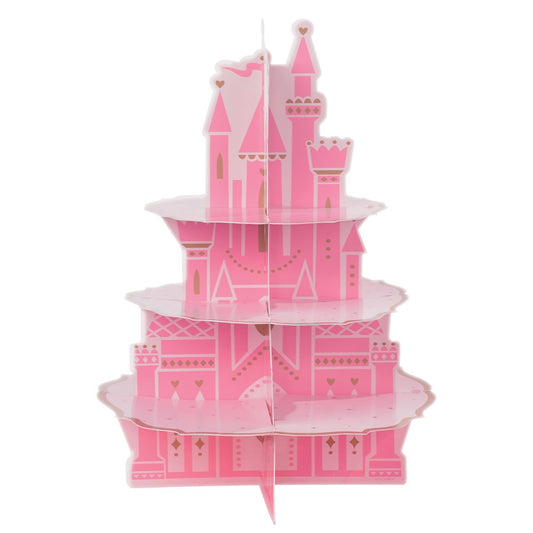 Disney Princess Once Upon A Time Treat Stand Castle 1ct