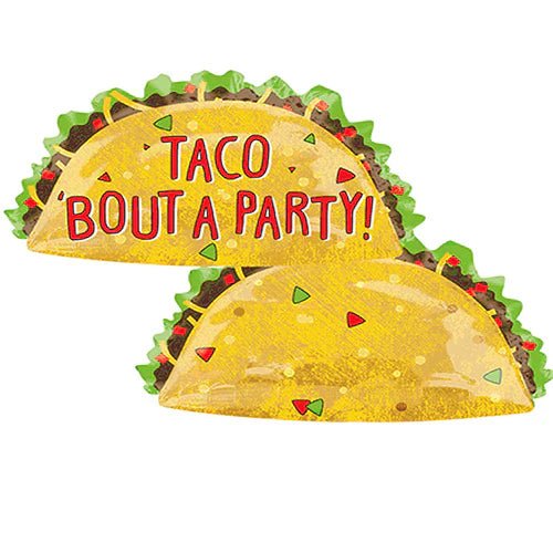 Anagram 33 inch Taco About a Party Foil Balloon 1ct