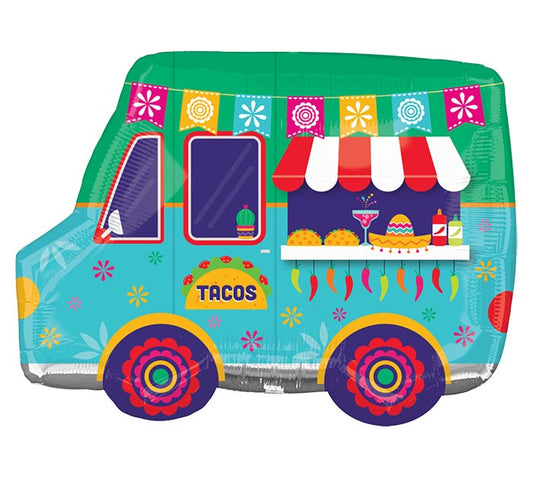 Anagram 26 inch Taco Truck Foil Balloon 1ct