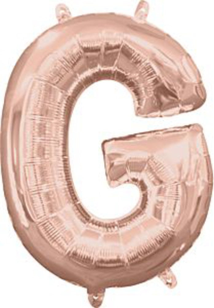 Anagram 16in Balloon Letter G Rose Gold