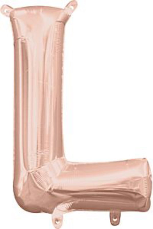 Anagram 16in Balloon Letter L Rose Gold