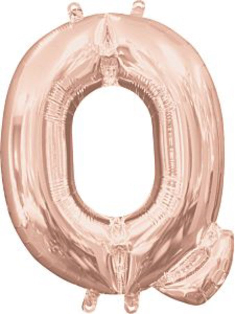 Anagram 16in Balloon Letter Q Rose Gold