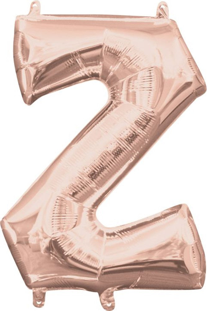 Anagram 16in Balloon Letter Z Rose Gold