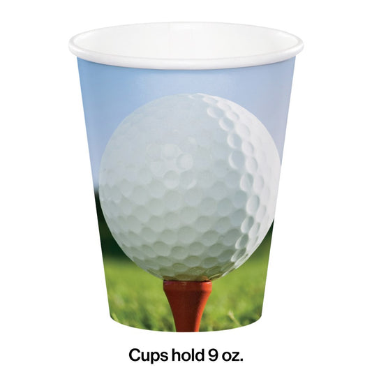 Vaso de papel de golf 8ct