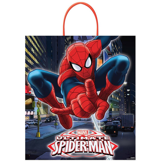 Spiderman Plastic Handle Treat Bag