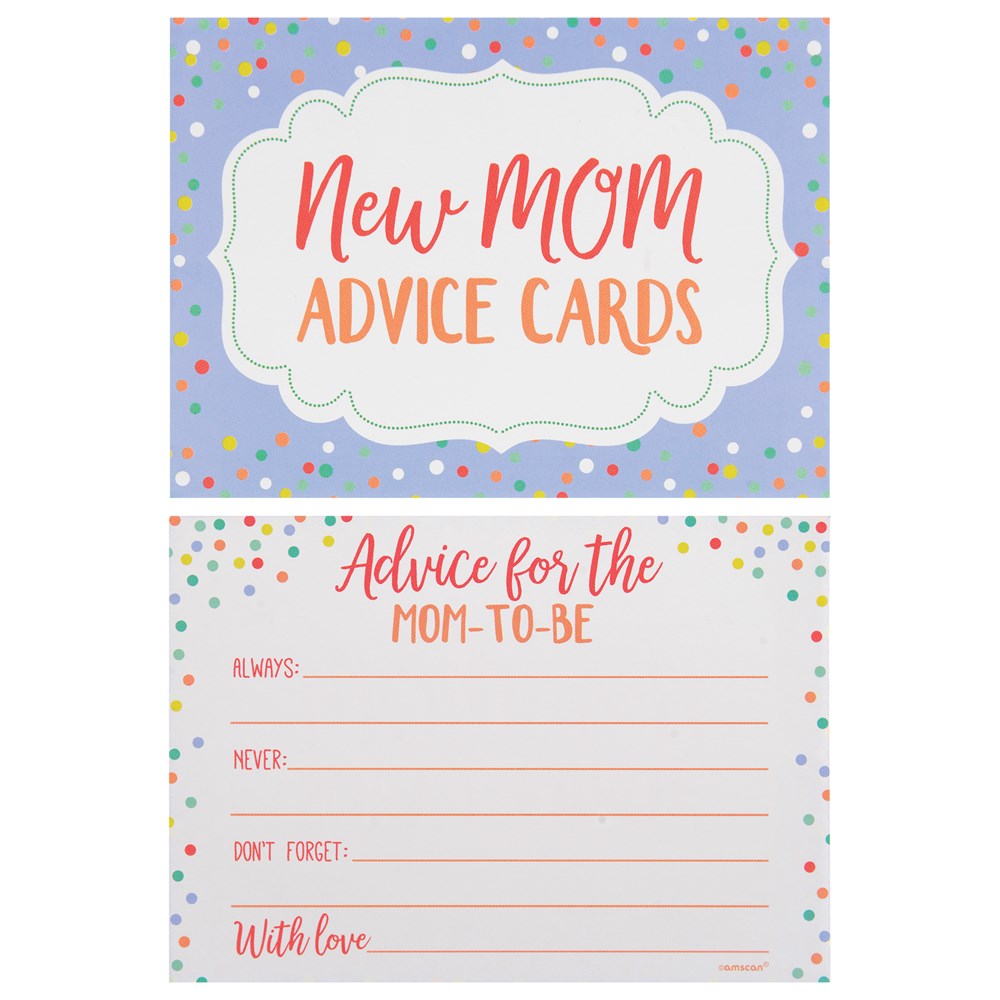 Baby Shower Advice Cards 24ct