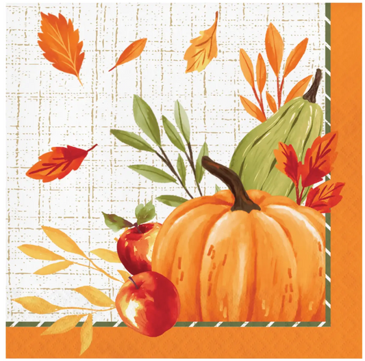 Autumn Orchard Luncheon Napkin 16ct