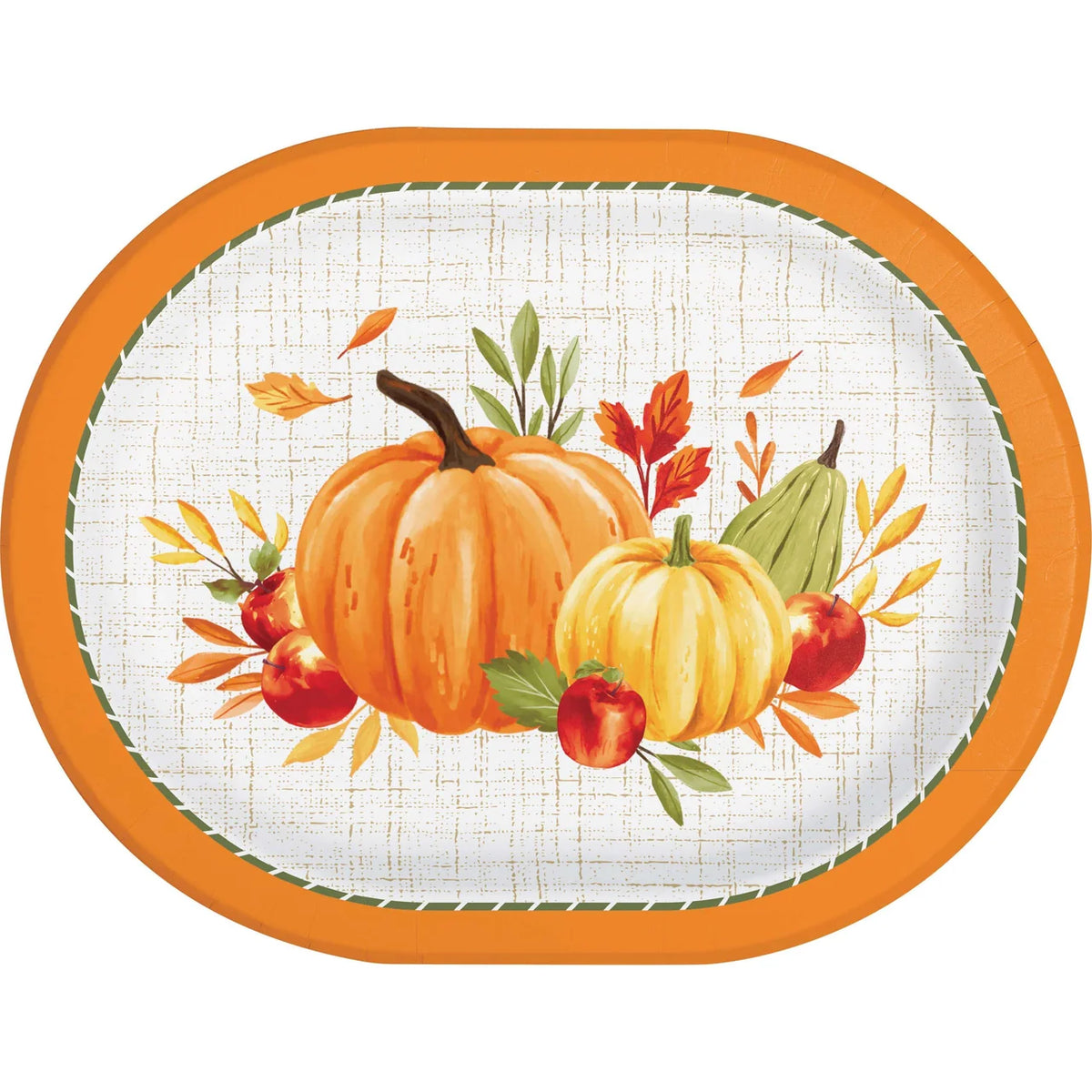 Autumn Orchard Oval Platter 8ct