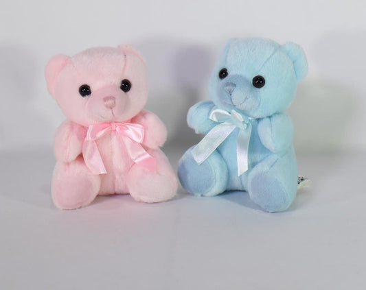 Bear 6in Pink - Blue