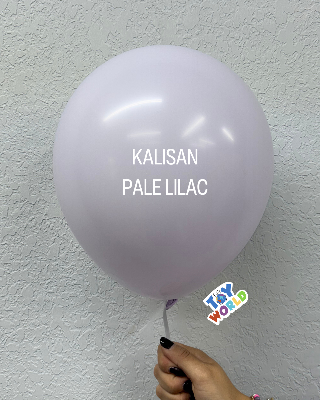 Globos de látex Kalisan Macaron de color lila pálido de 12 pulgadas, 100 unidades