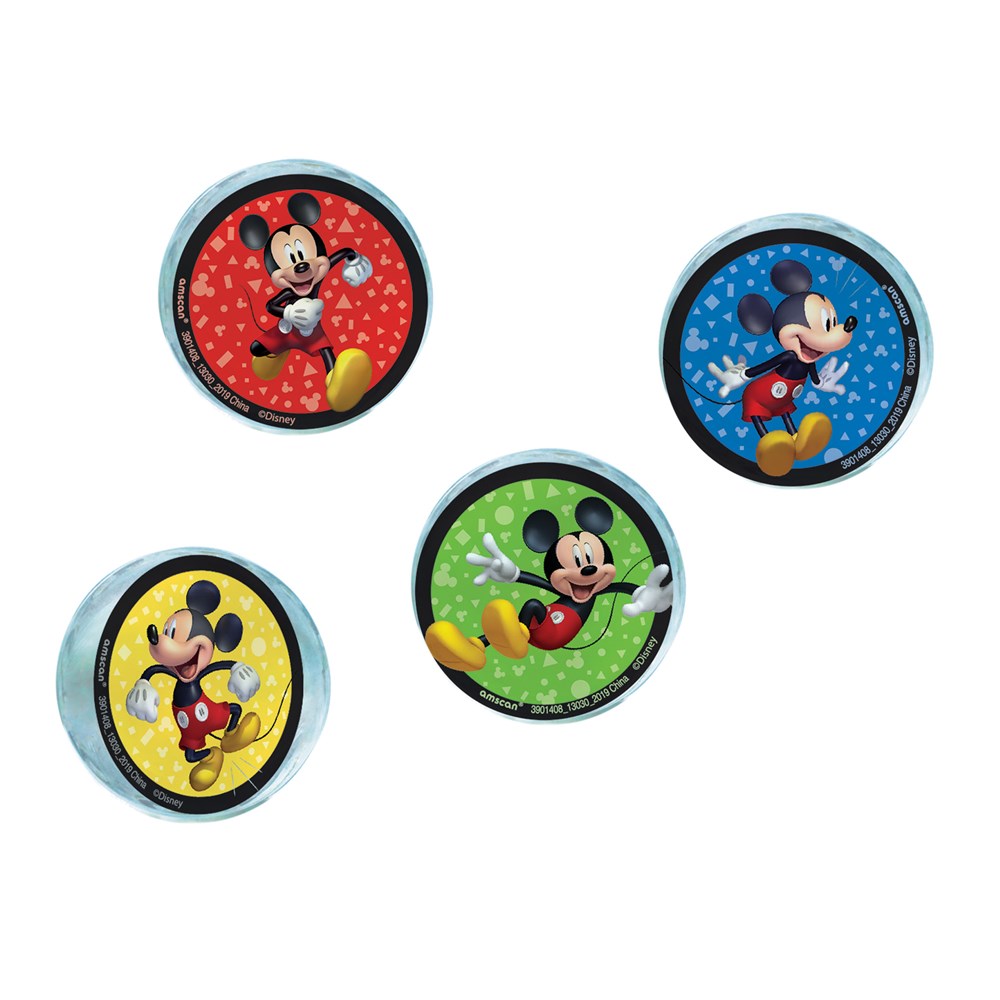 Disney Mickey Mouse Forever Bounce Ball Favors 4ct