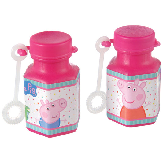 Peppa Pig Confeti Fiesta Mini Burbujas Favores 8ct