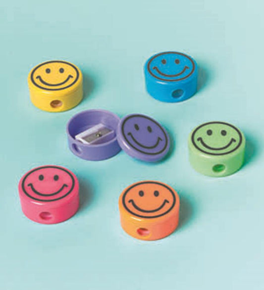 Smile Pencil Sharpener Favors 12ct