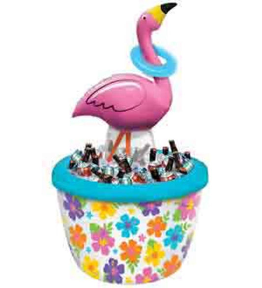 Juego de lanzamiento de hielera inflable Flamingo