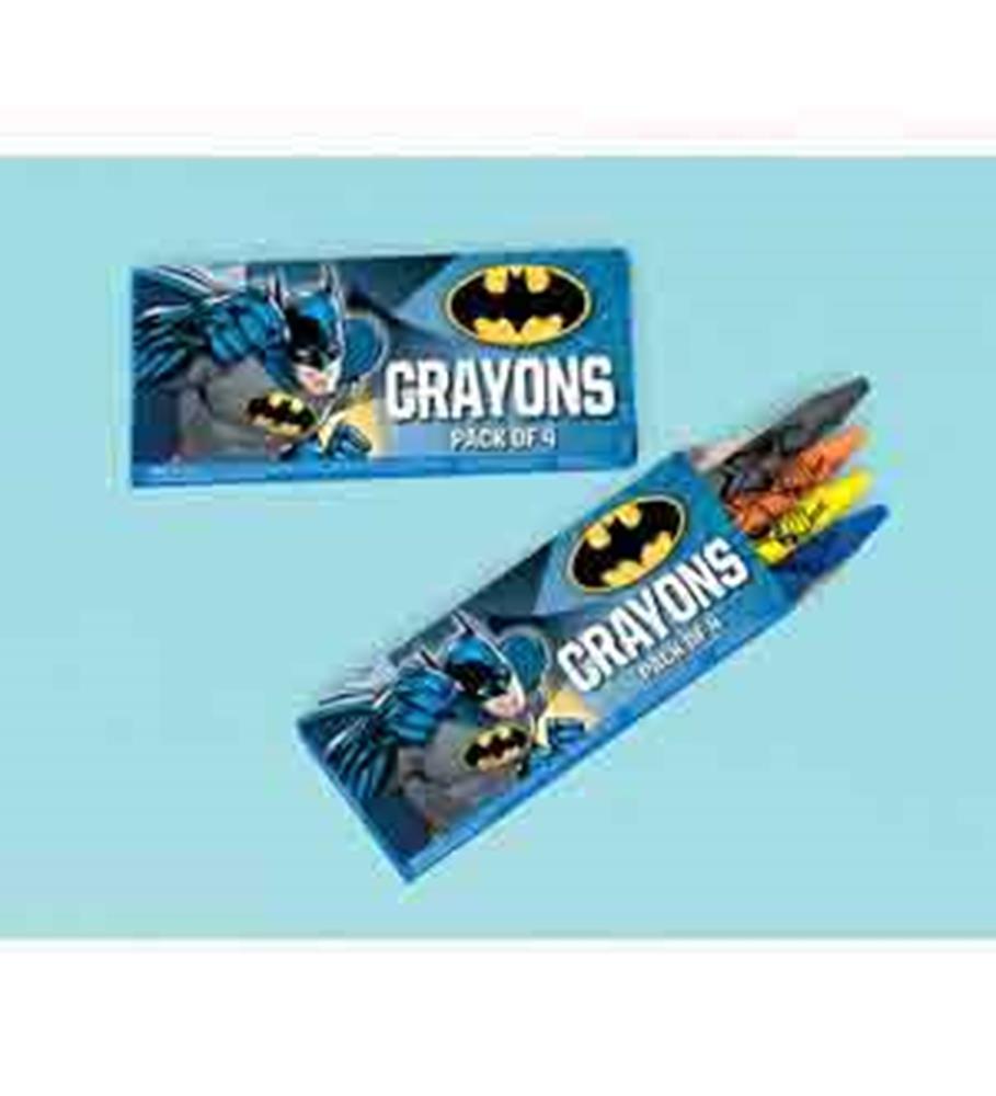 Batman Crayones 12ct-Bulk