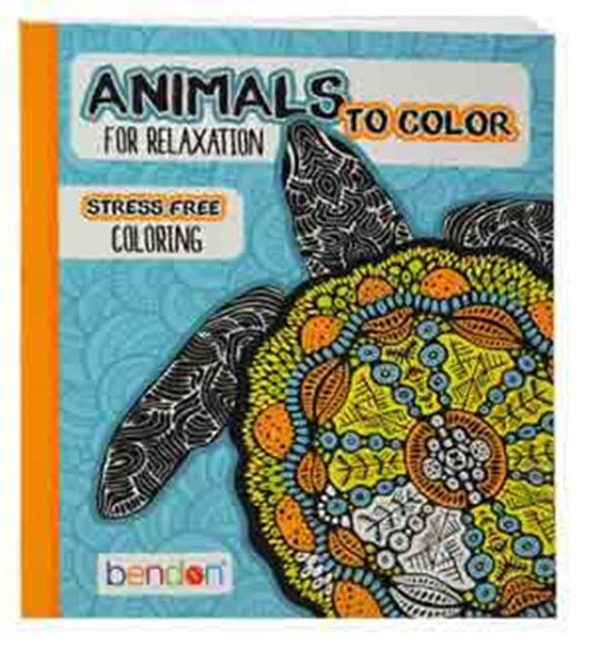 Libro para colorear de animales 5x6