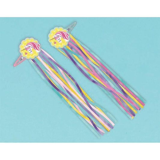 Clip de pelo de unicornio mágico 4ct