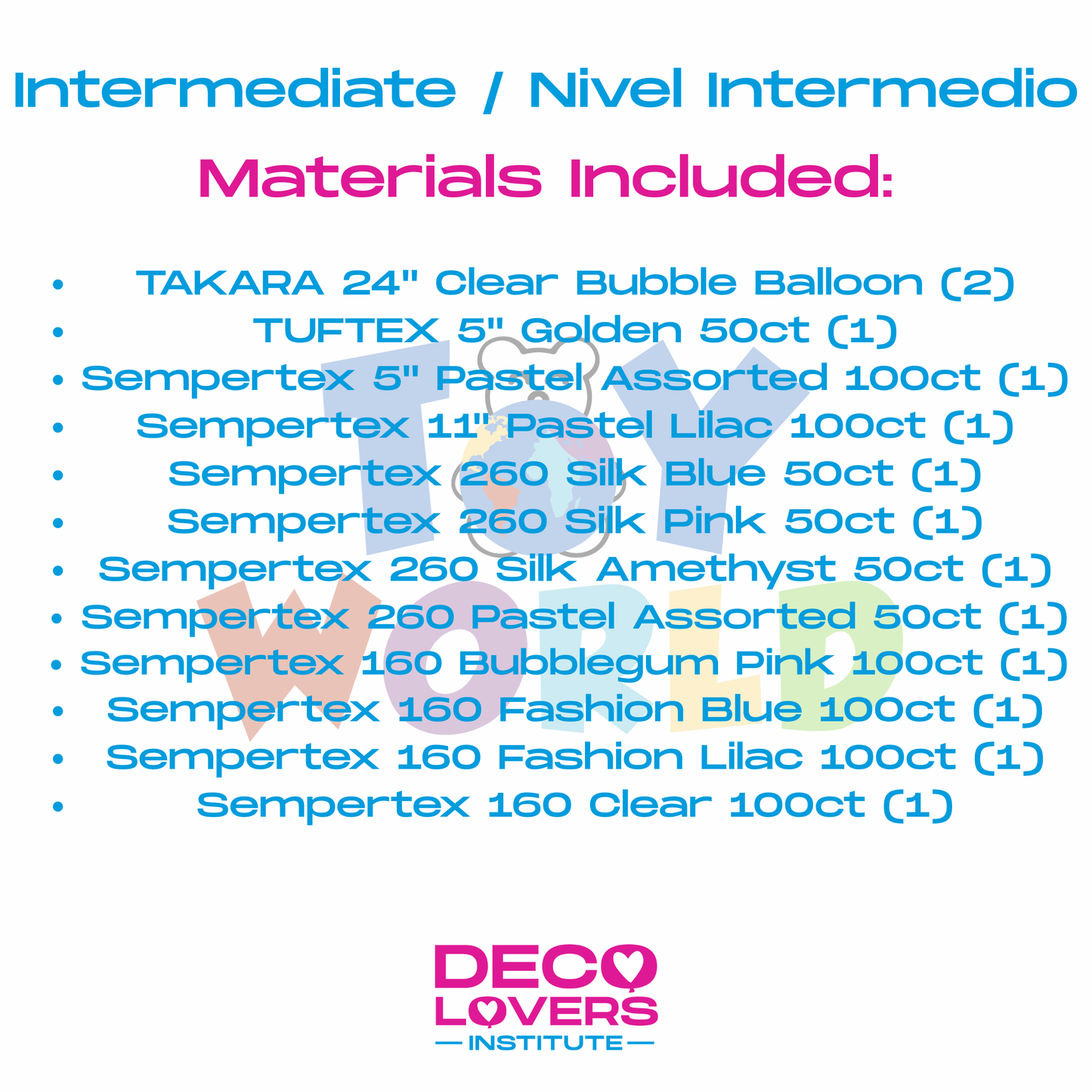 Intermediate Level Kit - Nivel Intermedio