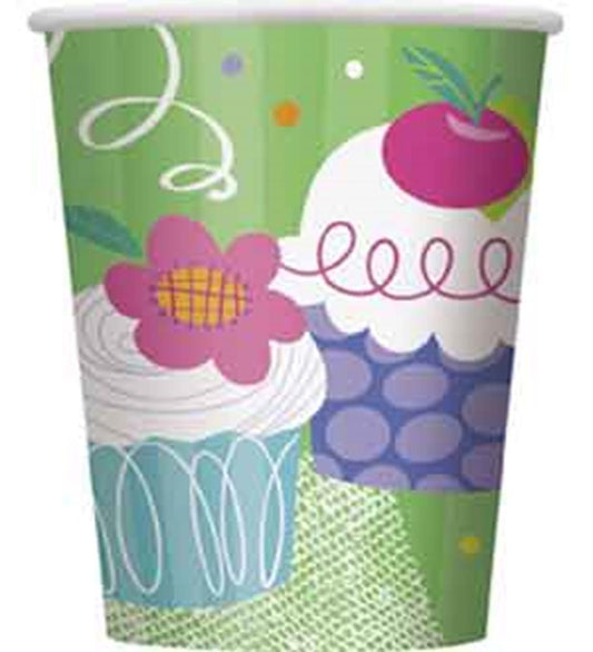 Cupcake Party Cup 8ct 9oz