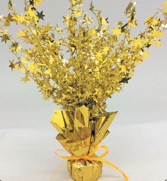 Gold Stars Centerpiece 1ct