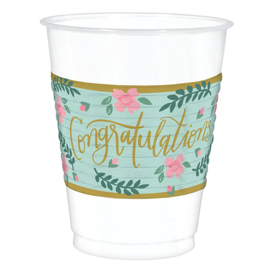 Mint To Be Plastic Cups 16 ounce 25ct