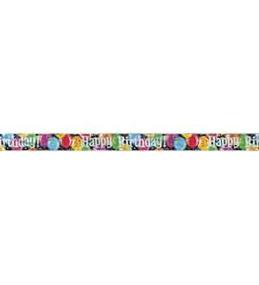 Bravo Birthday Foil Banner 12ft