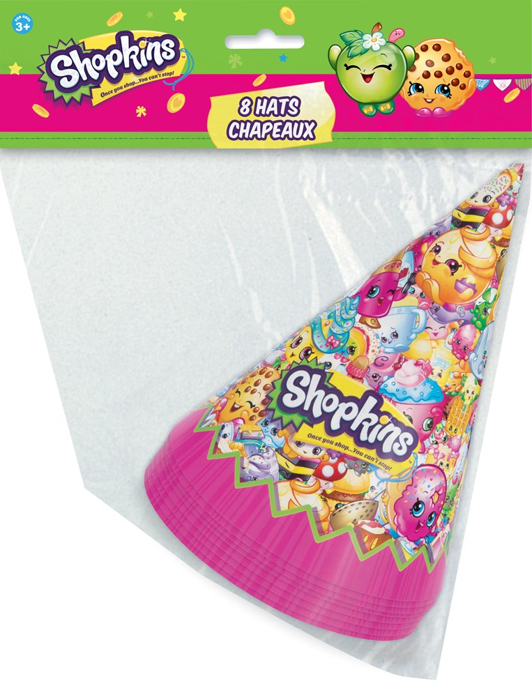 Shopkins Hats 8ct