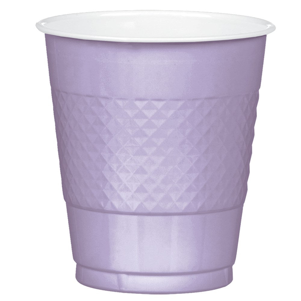 Lavender Plastic Cup 12oz 20ct