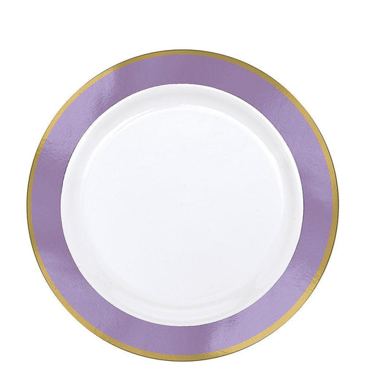 Plato Borde Lavanda 7.5in 10ct