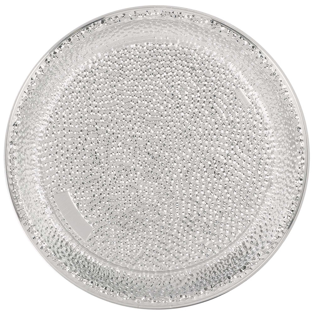Hammered Tray 16in - Silver