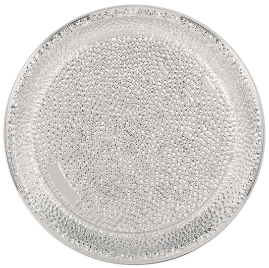 Hammered Tray 16in - Silver