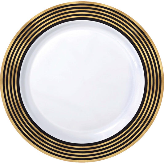 Gold Stripe Premium Plate (XL) 10ct