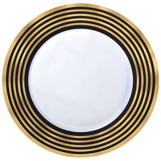 Gold Stripe Premium Plate 7.5 inch 20ct