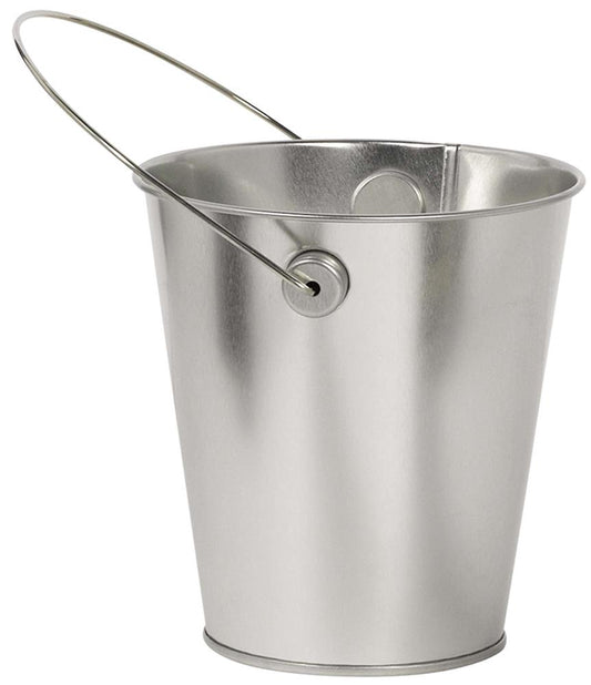 Metal Bucket Silver 1ct