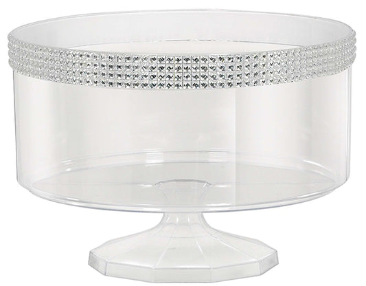 Small Trifle Container with Silver Gems