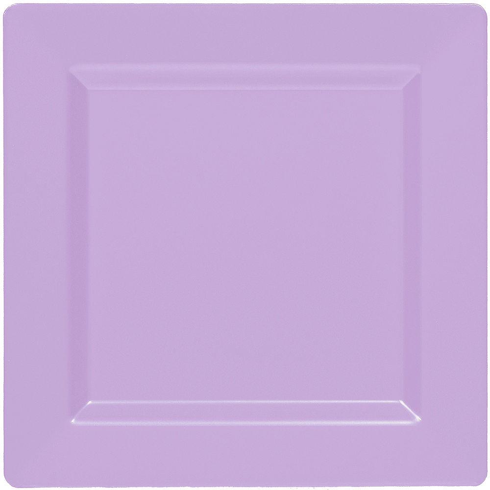 Lavanda Plato Cuadrado 10in 10ct