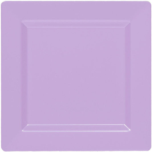 Lavanda Plato Cuadrado 10in 10ct
