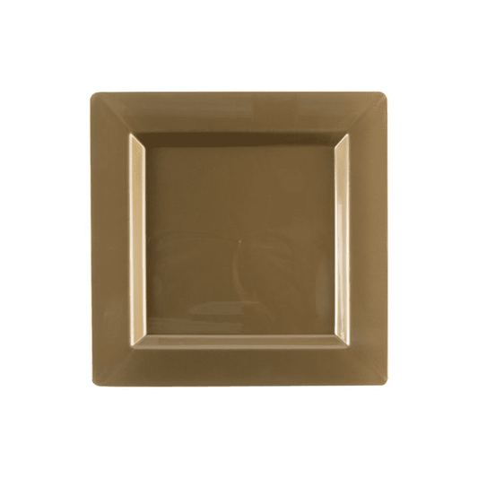 Gold Plate Square 7.25in 10ct