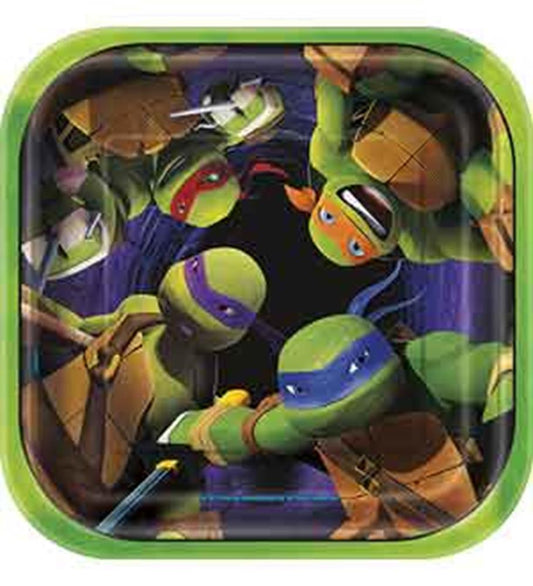 Teenage Mutant Ninja Plate (S) 8ct