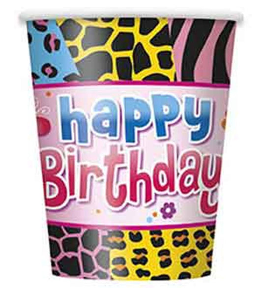 Taza Wild Birthday 9oz 8ct