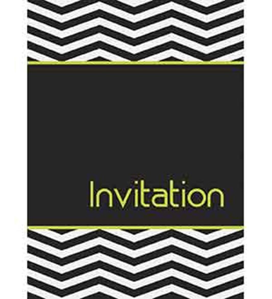 Invitación de cumpleaños de diseñador 8ct