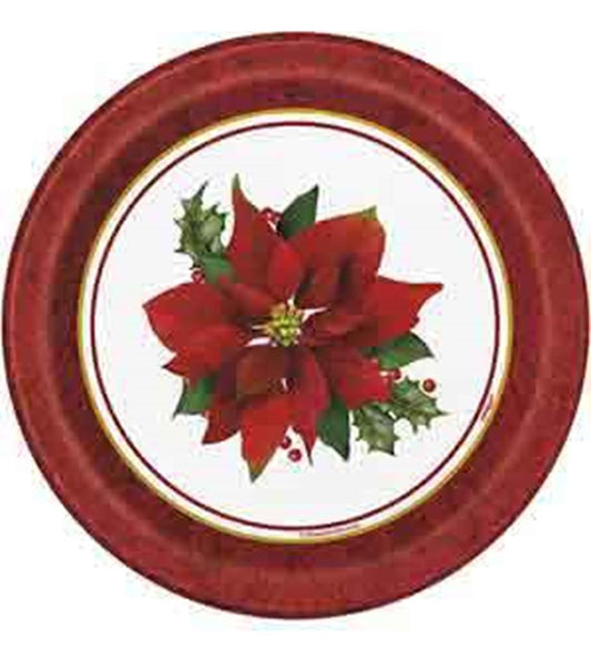 Plato Holly Poinsettia (S) 8ct