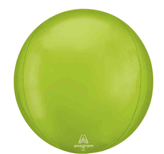 Anagram 16 inch Vibrant Green Orbz Foil Balloon